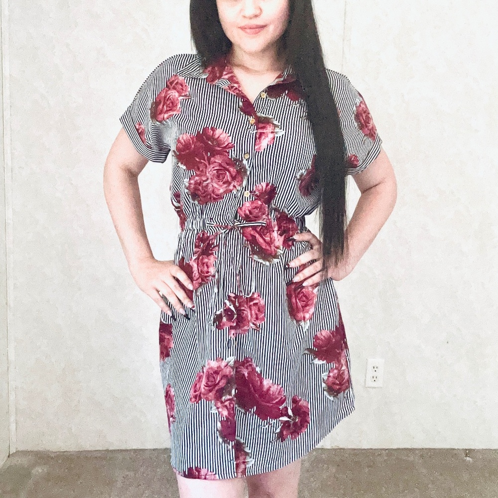 Speed Limit RETRO BUTTON UP dress